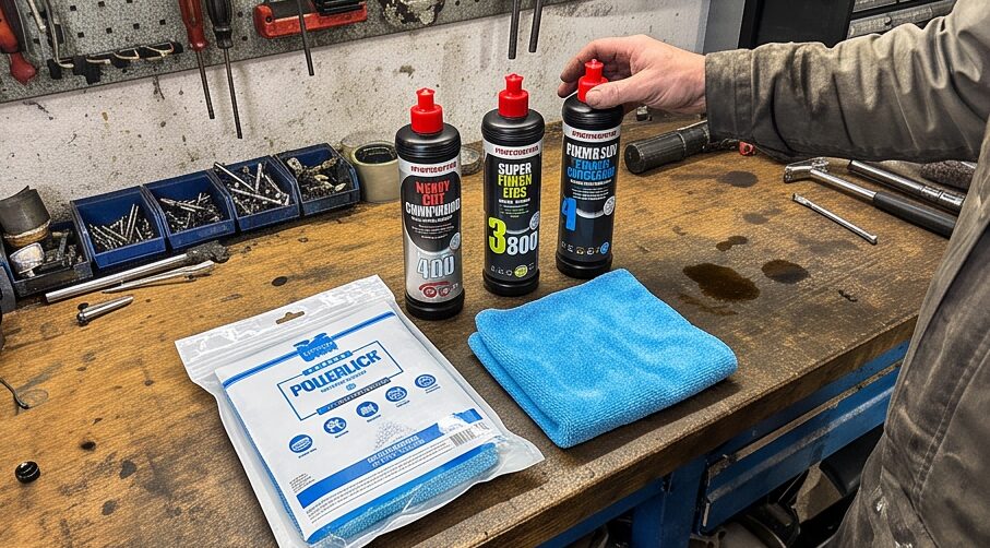 detailmate Auto Politur Set im Test - Menzerna Autopolitur & Power Lock Versiegelung