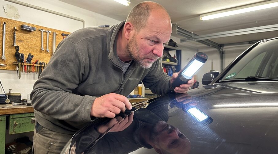 dr wack a1 kratzer polish während der Nutzung