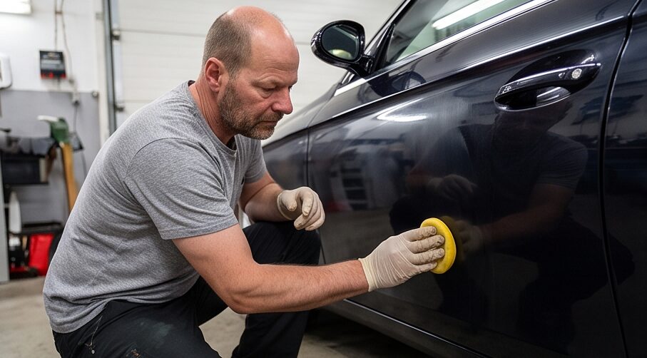 meguiars gold class carnauba plus premium paste während der Nutzung