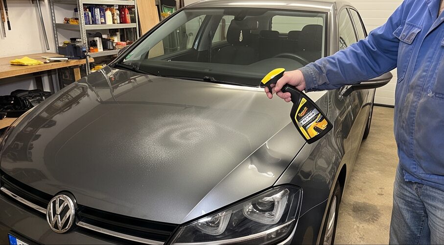 Das Gerät Detailansicht beim Testen