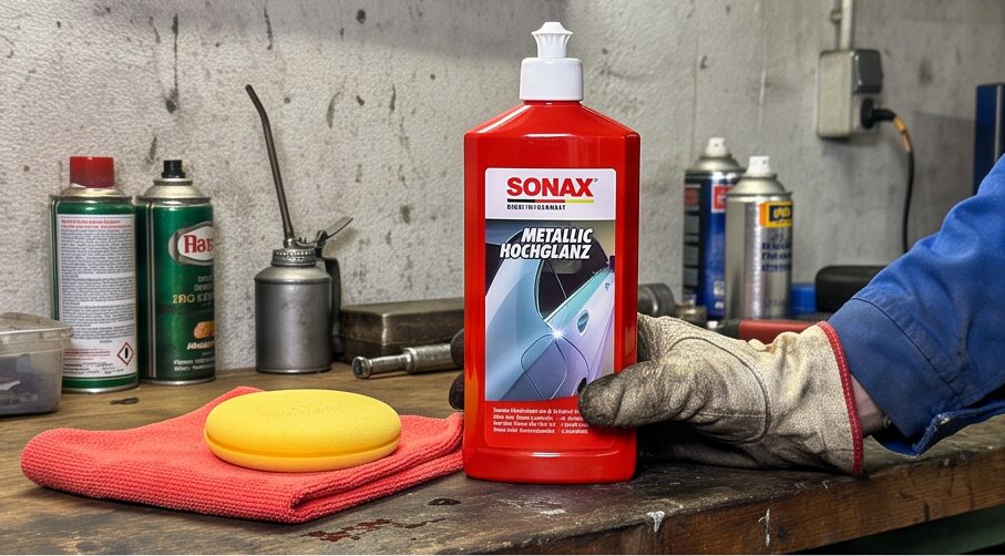 SONAX MetallicHochglanz im Test: Autolack-Politur für Metallic-Lacke