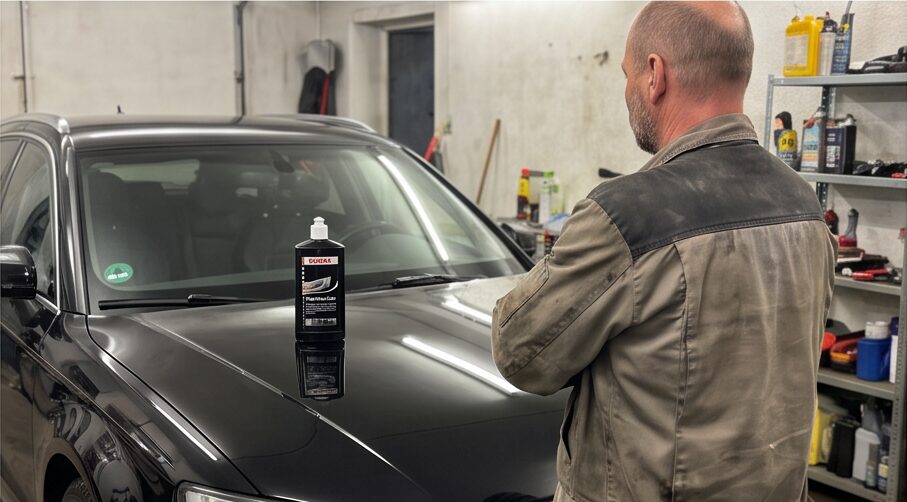 sonax polishwax color nanopro schwarz im praktischen Einsatz